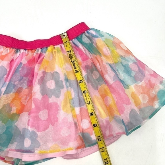 DISNEY MINNIE Girl's Pink & Blue Floral Lined Skirt Size 4T - Picture 10 of 10